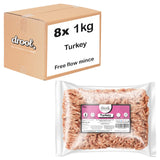 Drool Mince Freeflow Turkey 1kg - 8 pack