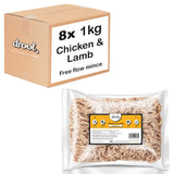 Drool Mince Freeflow Chicken & Lamb 1kg - 8 pack