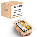Drool Mince Standard Chicken & Oily Fish 454g - 21 pack