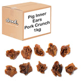 Drool Pig Inner Ears (Pork Crunch) 1kg