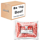 Beef Freeflow Mince 80/10/10 (8x1kg pack) Wholesale