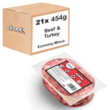 Drool Mince Economy Beef & Turkey 454g - 21 pack