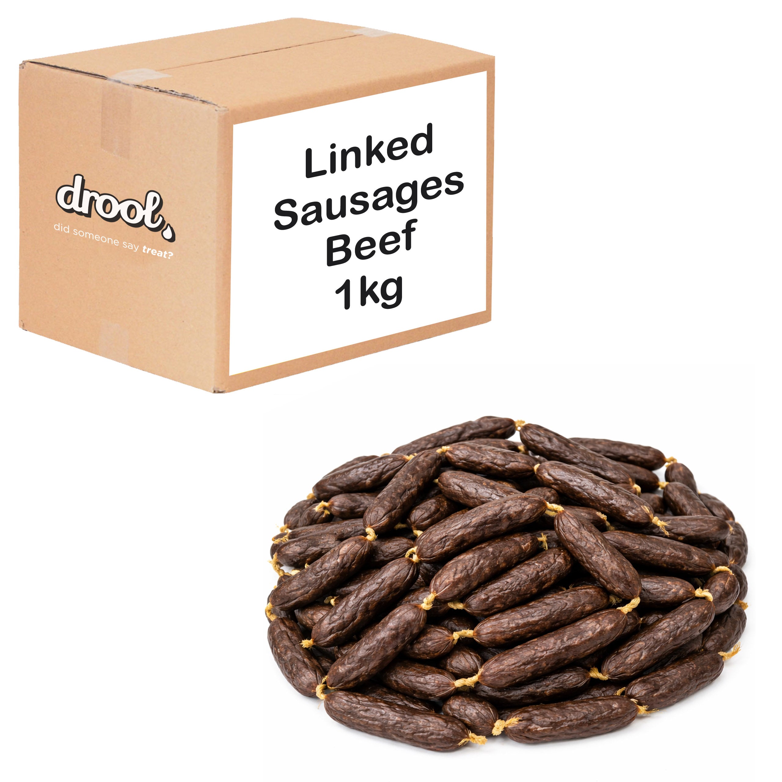 Drool Linked Sausages Beef 1kg