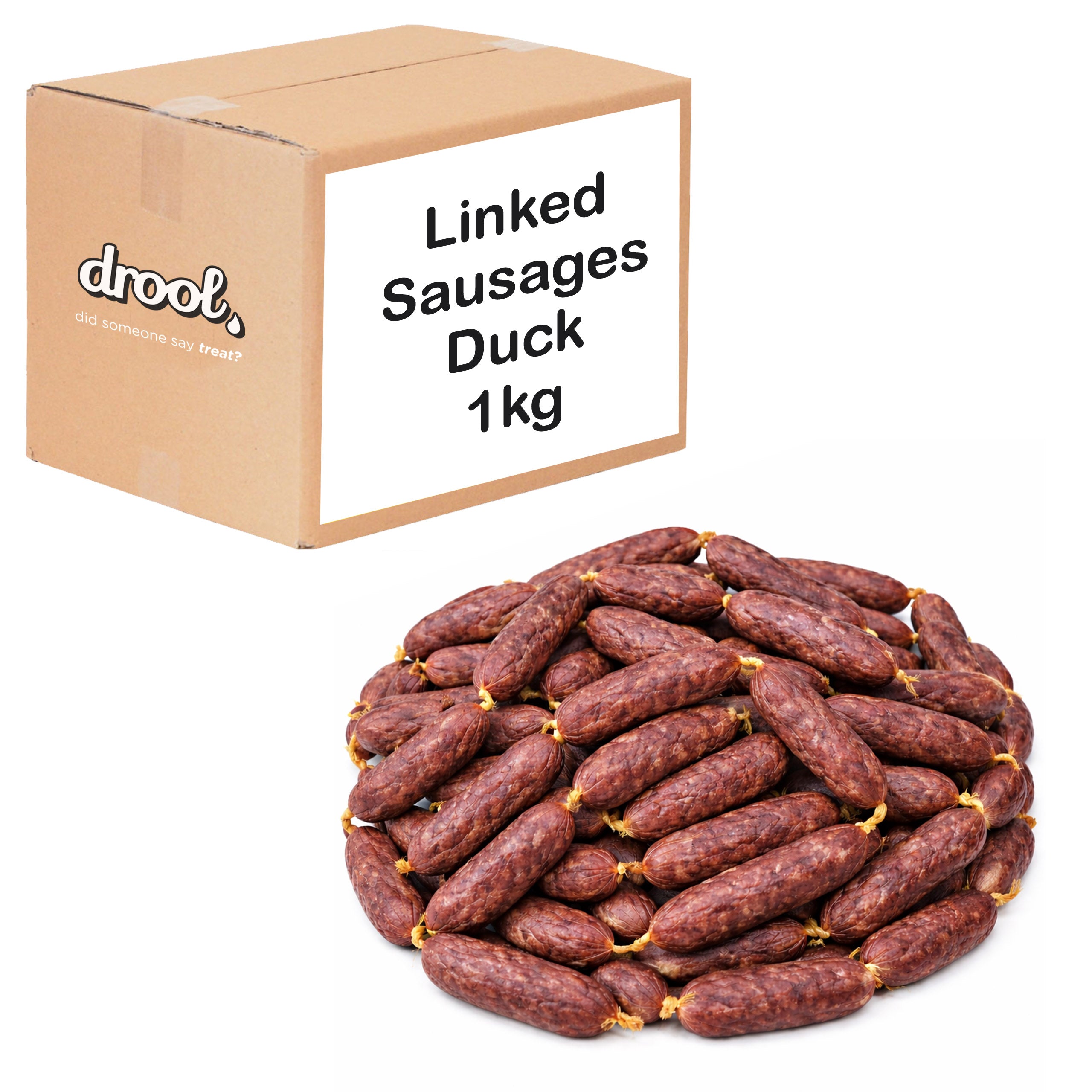 Drool Linked Sausages Duck 1kg