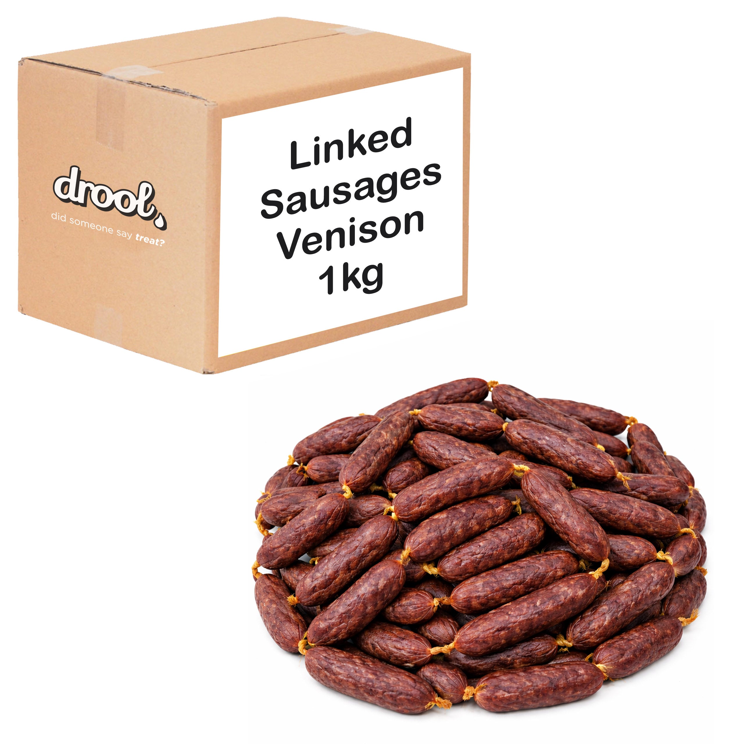 Drool Linked Sausages Venison 1kg