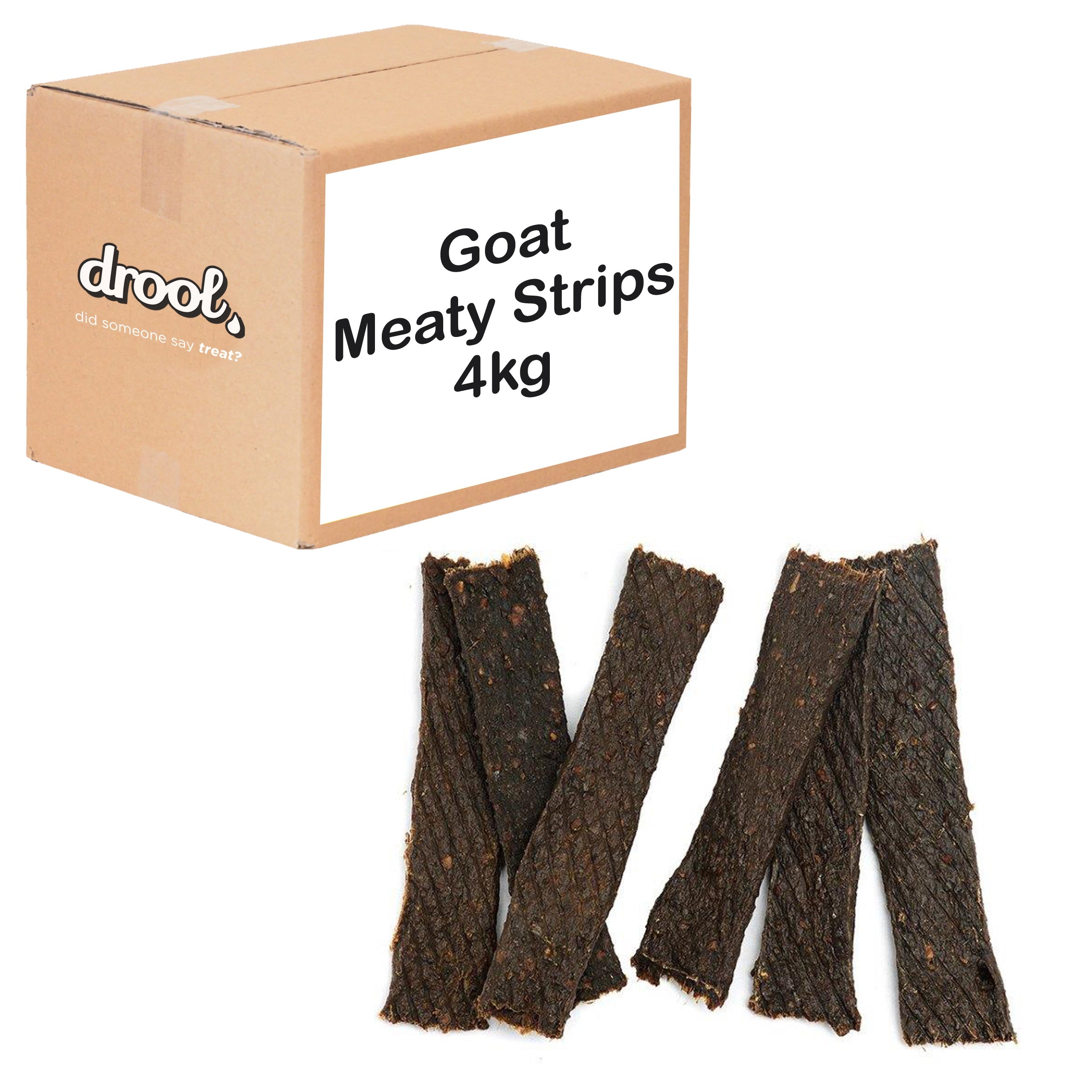 Drool Meaty Strips - Goat