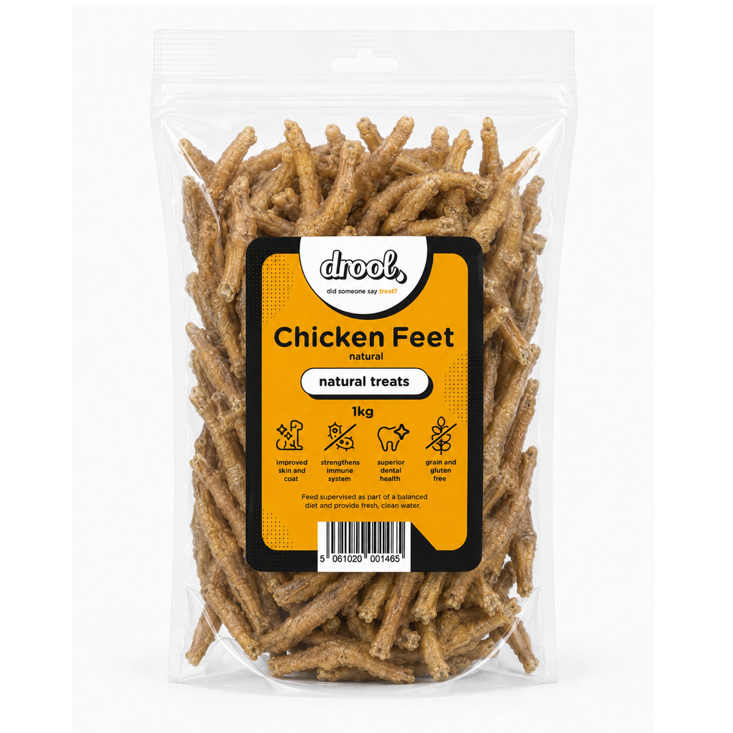 Drool Chicken Feet Natural