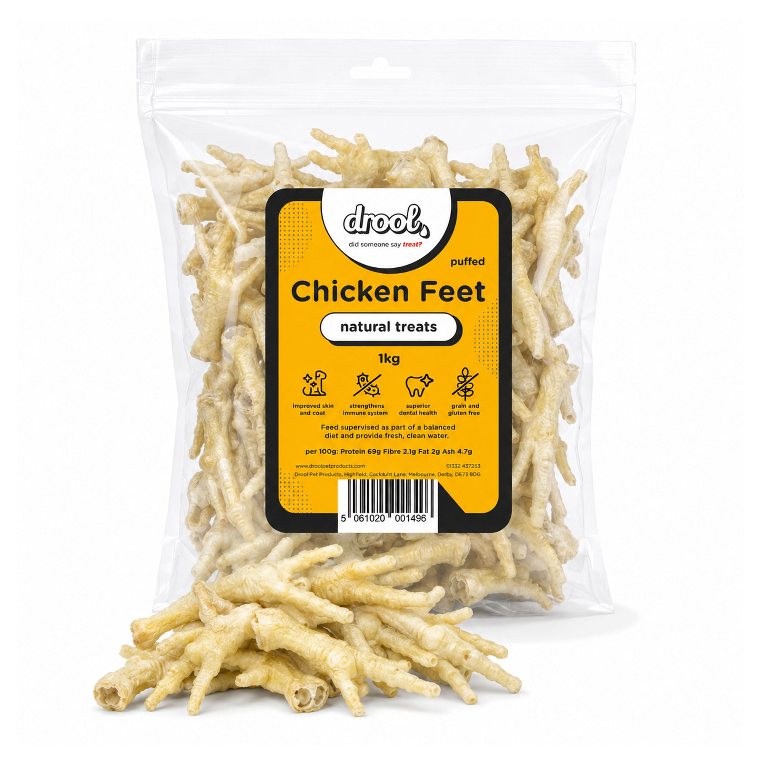 Drool Chicken Feet Puffed